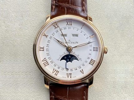 Replica Blancpain Villeret 6654-3642-55B OM Factory V3 White Dial