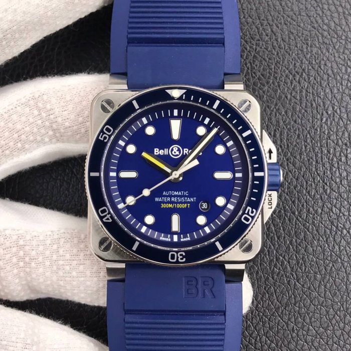 Replica Bell & Ross BR0392-D-BU-ST/SRB Blue Strap - Image 1
