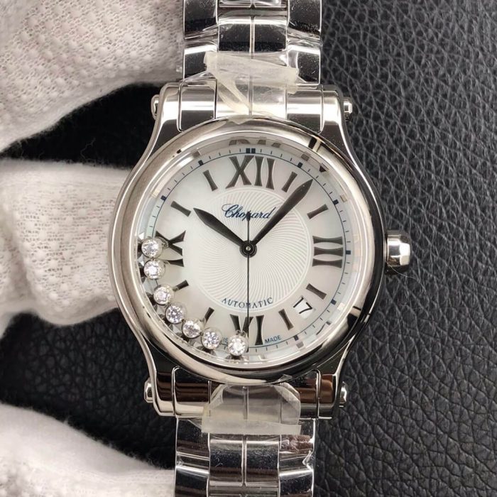 Replica Chopard Happy Diamonds 278559-3002 YF Factory Stainless Steel Strap - Image 1