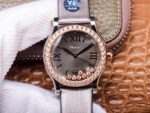 Replica Chopard Happy Sport 278559-3003 YF Factory Diamond-Set Bezel