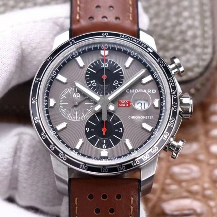 Replica Chopard Classic Racing Mille Miglia GTS Chronograph 168571-3004 V7 Factory Gray Dial - Image 1
