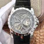 Replica Roger Dubuis Excalibur RDDBEX0260 JB Factory Black Leather Strap - Image 11