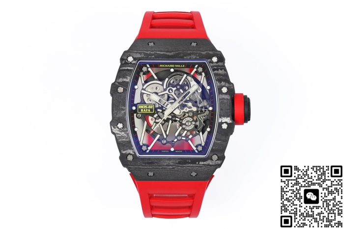 Replica Richard Mille RM 35-02 ZF Factory V7 Red strap - Image 2