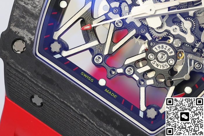 Replica Richard Mille RM 35-02 ZF Factory V7 Red strap - Image 17