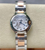 Replica Cartier Blue Balloon W3BB0026 AF Factory Silver grey dial