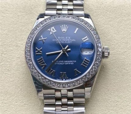 Replica Rolex Datejust M278384RBR-0037 8+ Factory Oystersteel Strap