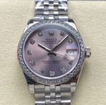 Replica Rolex Datejust M278384rbr-0036 8+ Factory Pink dial - Image 11