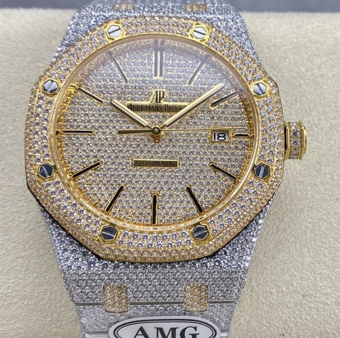 Replica Audemars Piguet Royal Oak 15400OR.020 AMG Factory Diamond bezel - Image 1