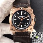 Replica Bell & Ross BR0392-D-BL-BR/SCA Gold Bezel - Image 13
