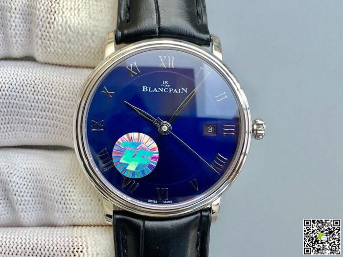 Replica Blancpain Villeret 6551-1127-55B ZF Factory Black Strap - Image 2