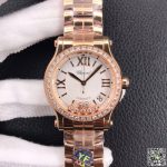 Replica Chopard Happy Diamonds 274808-5004 YF Factory Diamond-Set Bezel - Image 14