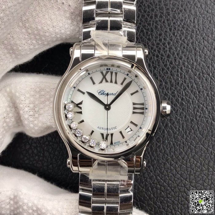 Replica Chopard Happy Diamonds 278559-3002 YF Factory Stainless Steel Strap - Image 13