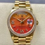 Replica Rolex Day-Date M128398TBR-0018 8+ Factory Carnelian dial - Image 11