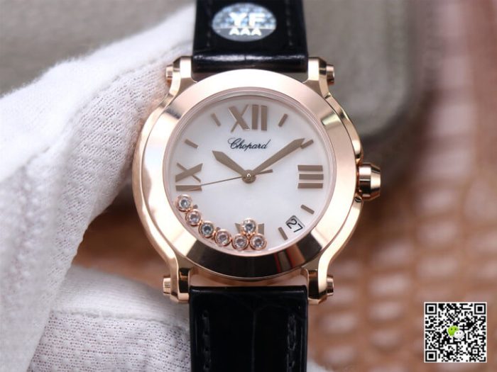 Replica Chopard Happy Sport 278492 YF Factory Black Strap - Image 2