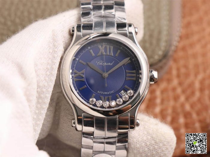 Replica Chopard Happy Sport 278559-3009 YF Factory Stainless Steel Strap - Image 2