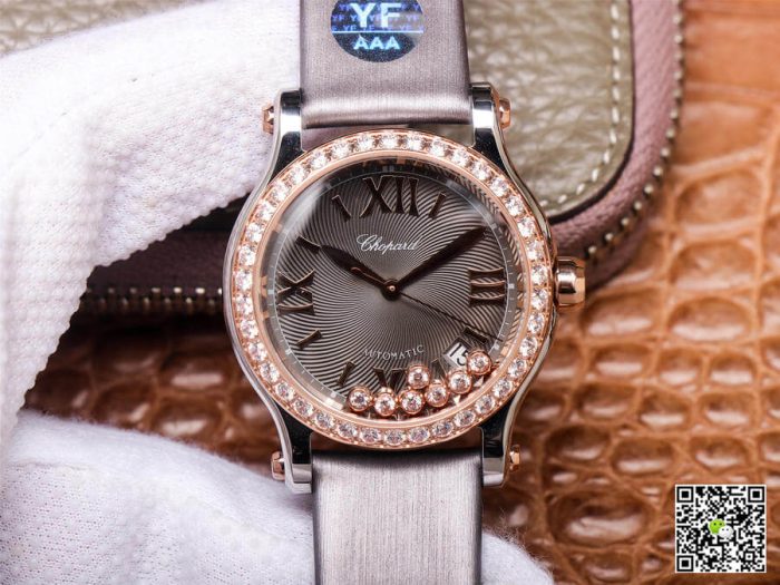 Replica Chopard Happy Sport 278559-3003 YF Factory Diamond-Set Bezel - Image 2