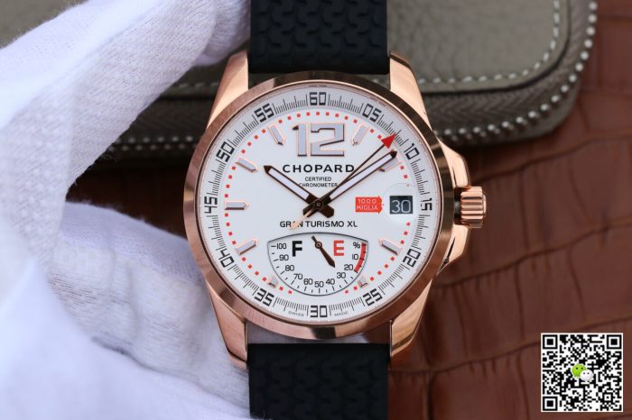 Replica Chopard Classic Racing Mille Miglia 161272-5001 V6 Factory Black Strap - Image 2