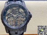 Replica Roger Dubuis Excalibur RDDBEX0364 YS Factory Tourbillon Black Leather Strap - Image 2