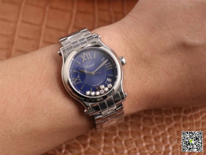 Replica Chopard Happy Sport 278559-3009 YF Factory Stainless Steel Strap - Image 11