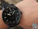 Replica Blancpain Fifty Fathoms Bathyscaphe 5000-0130-B52-B GF Factory Black Strap - Image 11