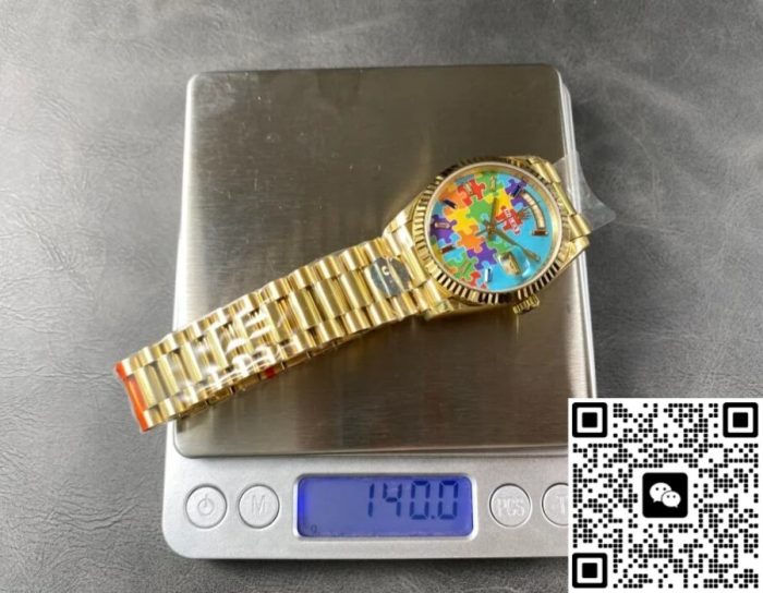 Replica Rolex Day-Date m128238-0106 8+ Factory Turquoise Blue Dial - Image 10