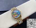 Replica Rolex Day-Date m128238-0106 8+ Factory Turquoise Blue Dial - Image 3