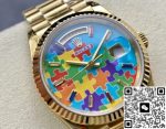 Replica Rolex Day-Date m128238-0106 8+ Factory Turquoise Blue Dial - Image 15
