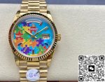 Replica Rolex Day-Date m128238-0106 8+ Factory Turquoise Blue Dial - Image 2