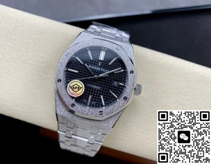 Replica Audemars Piguet Royal Oak 15454BC.GG.1259BC.03 APS Factory Folding Buckle - Image 8