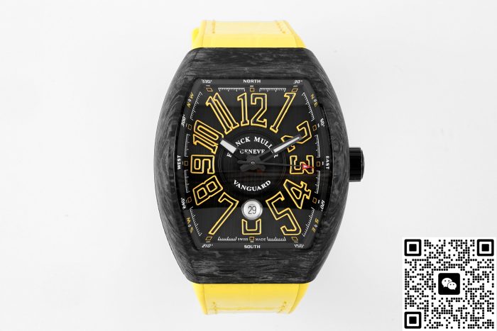 Replica Franck Muller Vanguard ABF Factory Yellow strap - Image 2