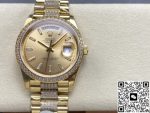 Replica Rolex Day-Date m128348rbr-0081 8+ Factory Diamond bezel - Image 15