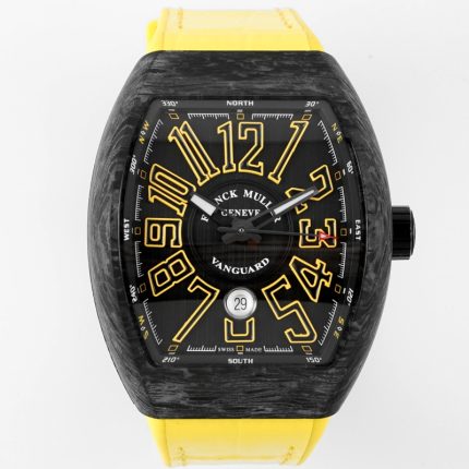 Replica Franck Muller Vanguard ABF Factory Yellow strap