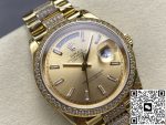 Replica Rolex Day-Date m128348rbr-0081 8+ Factory Diamond bezel - Image 3