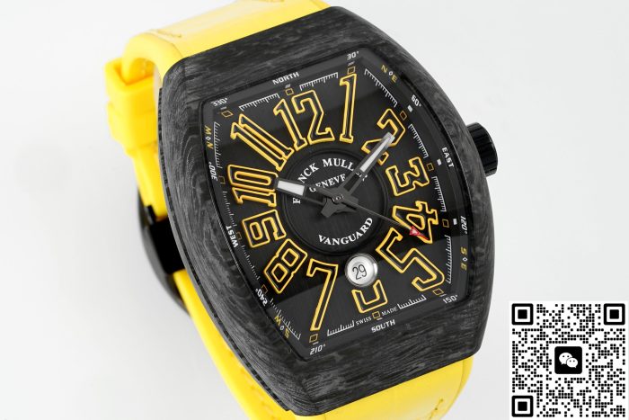 Replica Franck Muller Vanguard ABF Factory Yellow strap - Image 3