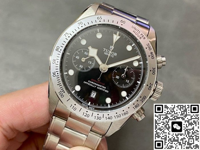 Replica Tudor Biwan m79350-0004 M+ Factory Black PVD steel case - Image 4