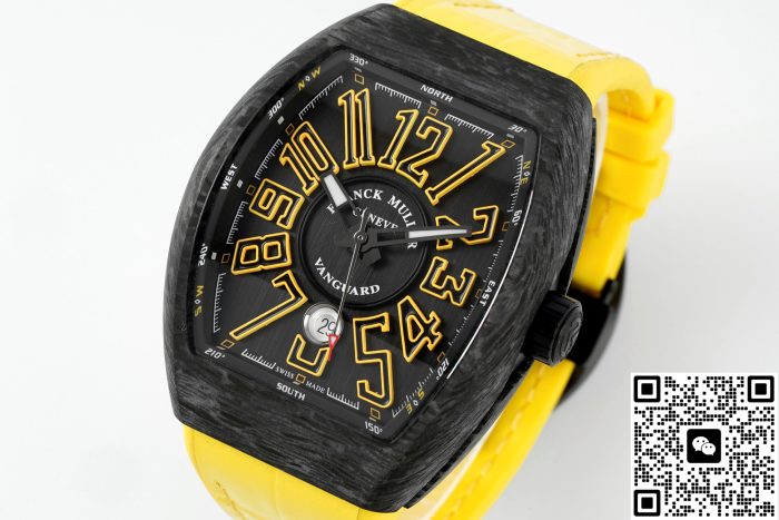 Replica Franck Muller Vanguard ABF Factory Yellow strap - Image 5
