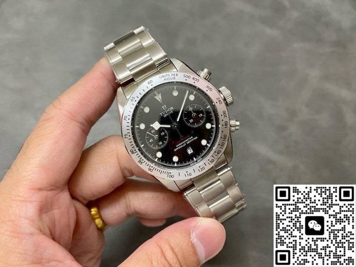 Replica Tudor Biwan m79350-0004 M+ Factory Black PVD steel case - Image 7