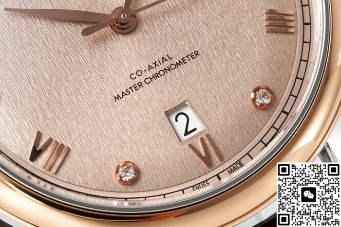 Replica Omega De Ville 434.23.40.20.59.001 MKS Factory Diamond hour markers - Image 5