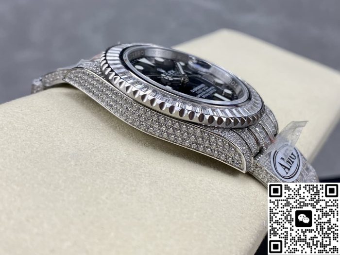 Replica Rolex Greenwich II 116759 SAru-78216 AMG Factory Big calendar - Image 8