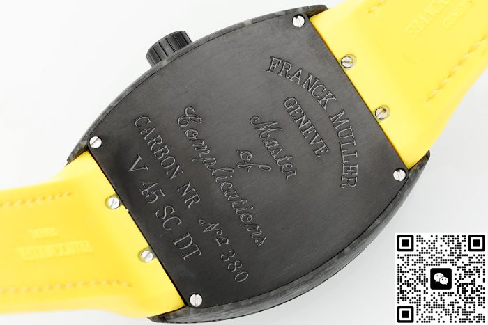 Replica Franck Muller Vanguard ABF Factory Yellow strap - Image 10