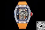 Replica Richard Mille RM27-02 RM Factory Tourbillon Orange strap - Image 2