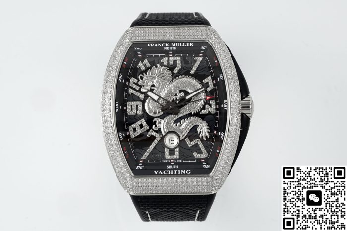 Replica Franck Muller Vanguard ABF Factory diamond-set case - Image 2