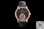 Replica Jaeger-LeCoultre Ultra-Thin Master Q1682412 RMS Factory Tourbillon Black strap - Image 2