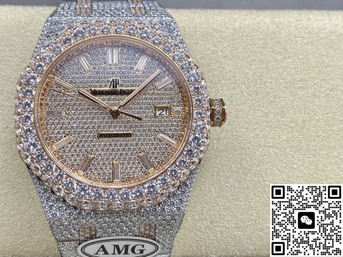 Replica Audemars Piguet Royal Oak 15400OR.023 AMG Factory Date display - Image 2