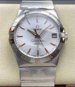 Replica Omega Constellation 123.20.38.21.02.004 M+ Factory Stainless steel strap - Image 10