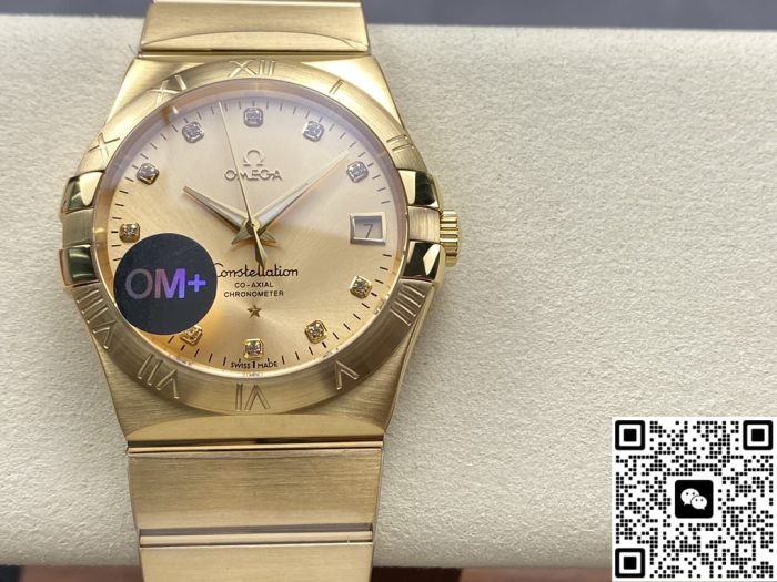 Replica Omega Constellation 123.50.38.21.58.001 OM Factory Champagne dial - Image 2