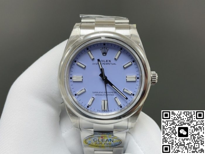 Replica Rolex Oyster Perpetual 126000-0013 Clean Factory Purple dial - Image 2