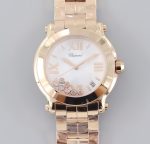 Replica Chopard HAPPY DIAMONDS 277472-5002 YF Factory Date display