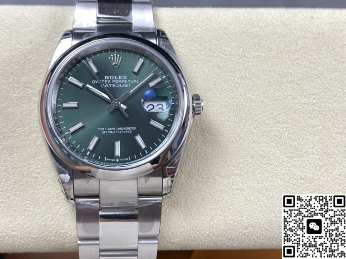 Replica Rolex Datejust m126200-0024 VS Factory Date display - Image 2