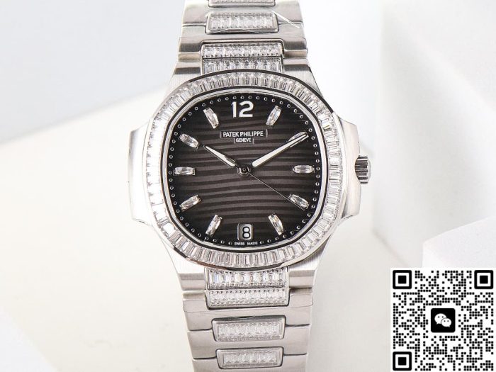 Replica Patek Philippe Nautilus 7014-1G-001 GR Factory Charcoal grey dial - Image 2
